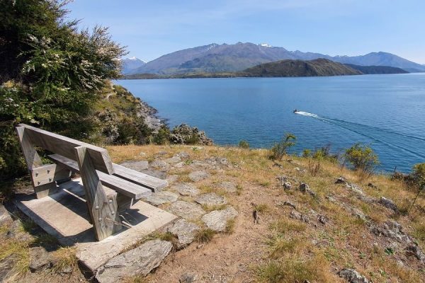 First and second lookout points on Glendhu Bay walk, Wanaka, Copyright Freewalks NZ (11)