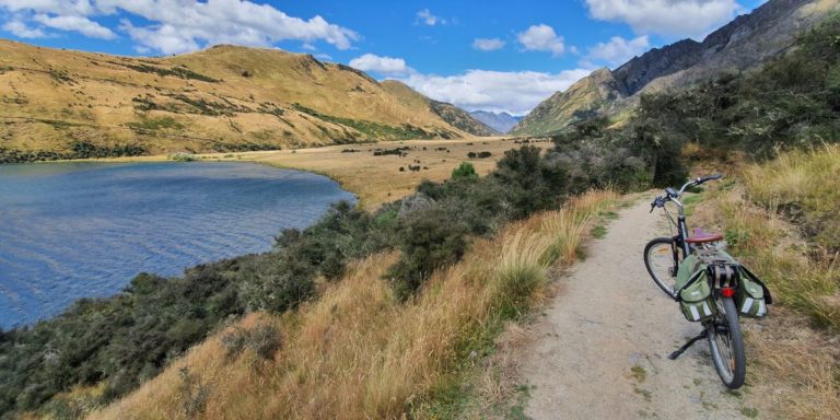 Boardwalk and styles to climb at Moke Lake Queenstown - Copyright Freewalks NZ