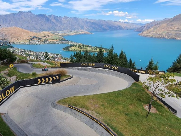 Start of the luge at the top of the Tiki Trail in Queenstown - Copyright Freewalks NZ_800x600