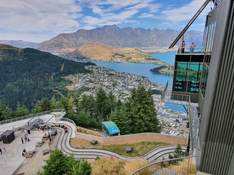 Views of start of the luge at the top of the Tiki Trail in Queenstown - Copyright Freewalks NZ_800x600