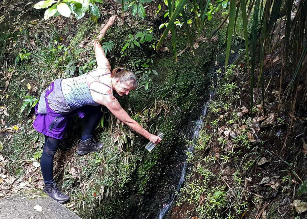 Topping up with fresh water