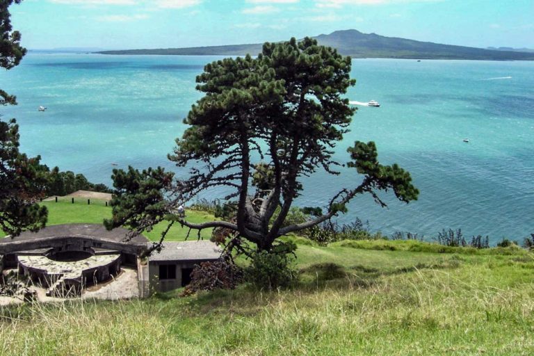 Looking over to Rangitoto Island