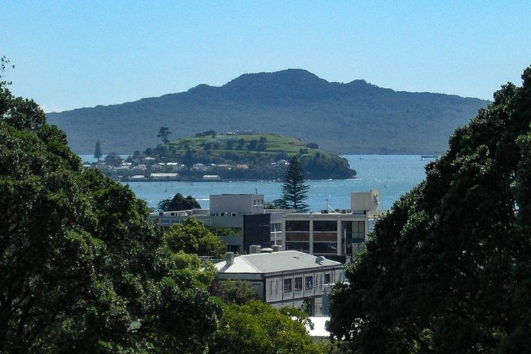 looking out to Rangitoto island