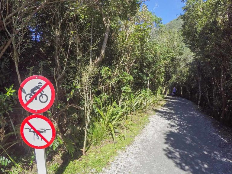 The start of the Franz Josef Glacier walk