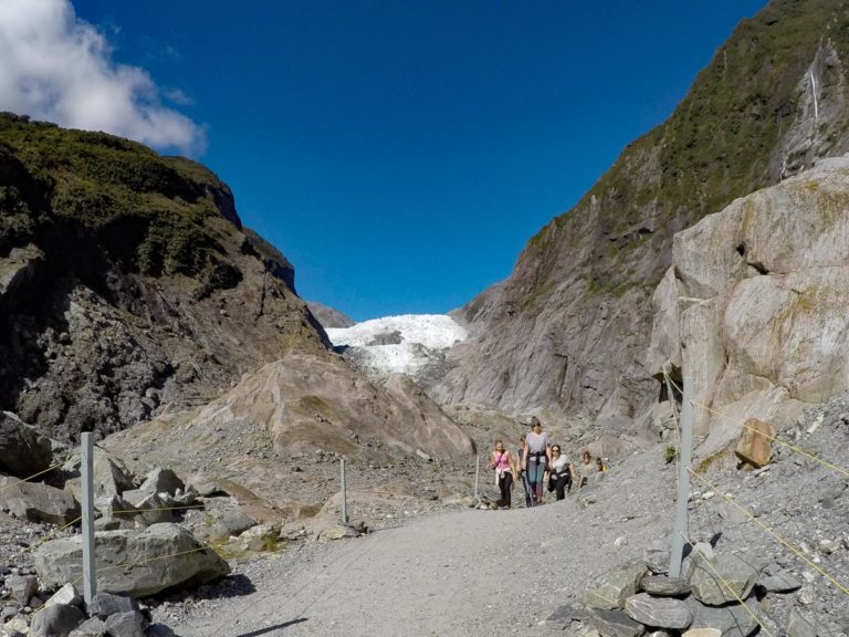 The last climb before you reach the lookout point for Franz Josef Glacier