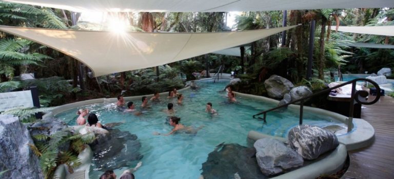 Main pool at Franz Josef Glacier Hot Pools