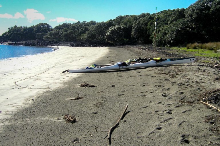 Mackenzie Bay on the Rangitoto Island Walk