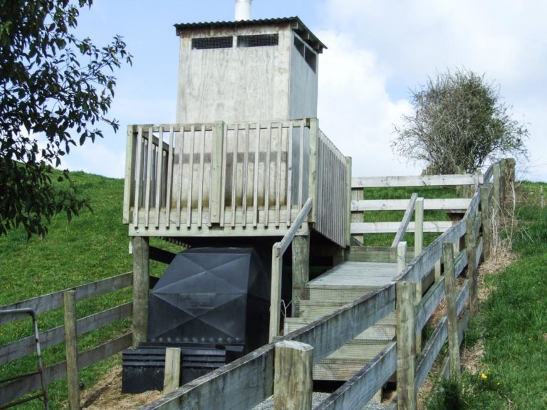 Composting toilet at Blue Springs