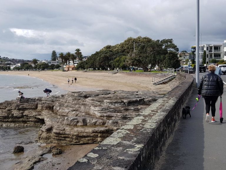 Arriving at St Heliers Bay at the final part of my walk in Auckland