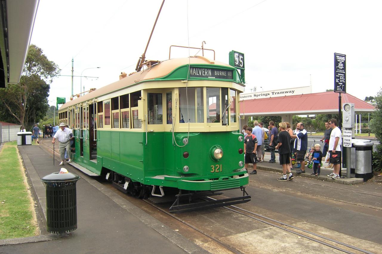 One of the trams at MOTAT