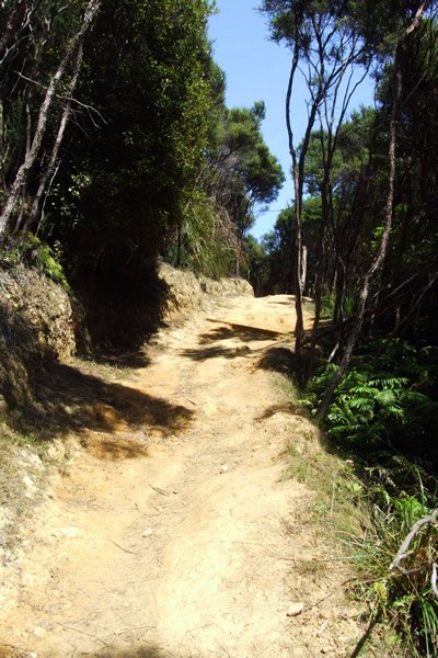 Point 2 - walking up the saddle track.