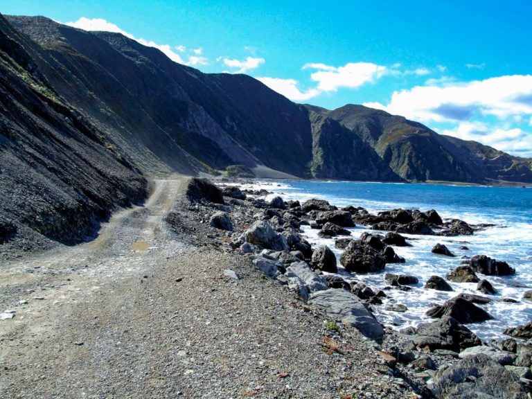 Looking back to the start of the Sinclair Heads Seal Colony Walk