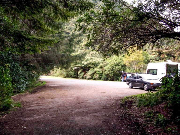 Carpark at the Blue Lake