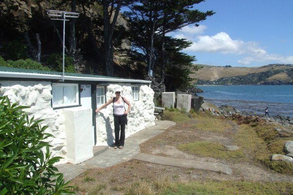 Me standing outside Frank Walters Shangri-La