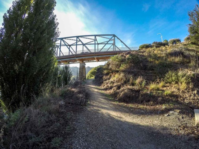 Go under the Alexandra Bridge