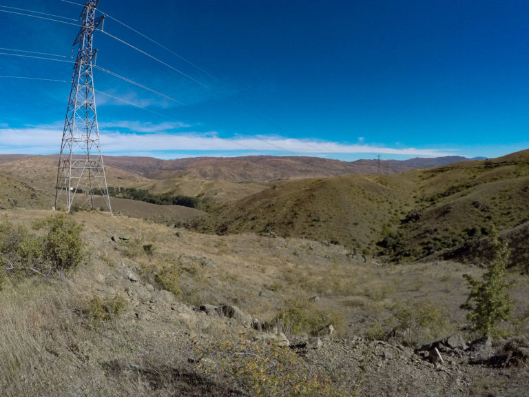 The down hill decent from here