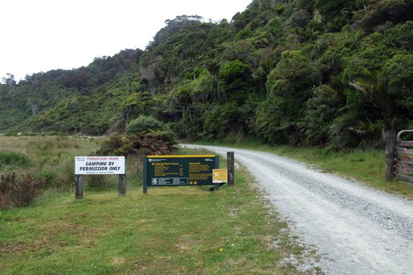 Gold Miners Inland Pack Track - Start