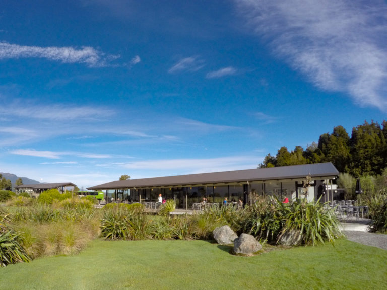 The cafe at Lake Matheson