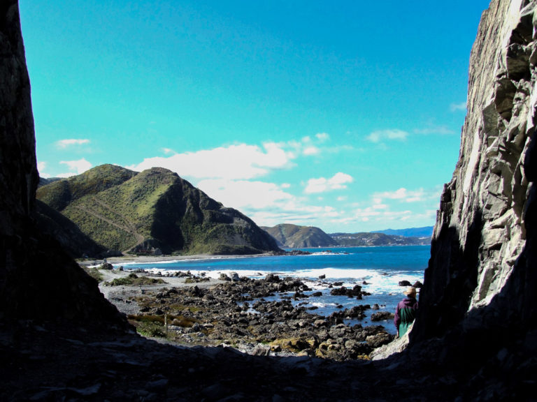 Red Rocks,& looking back to Wellinton