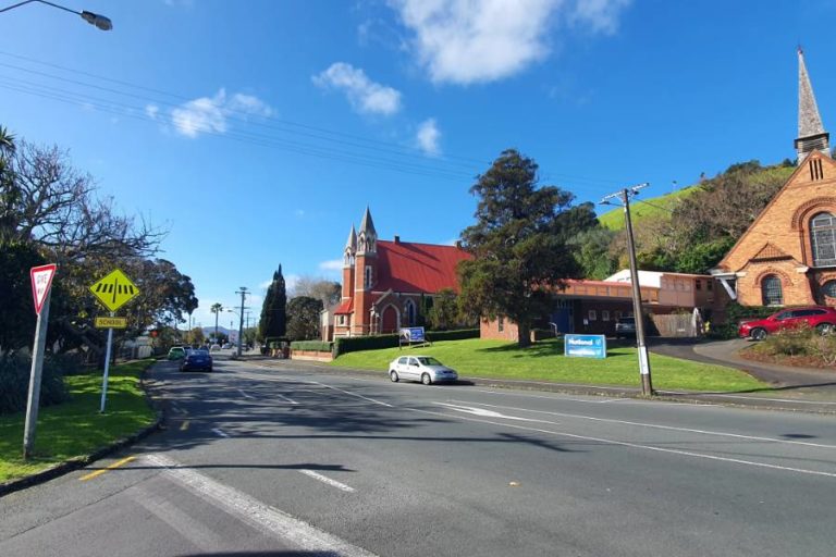 Looking at Mt Victoria in Devonport - Copyright Freewalks.nz