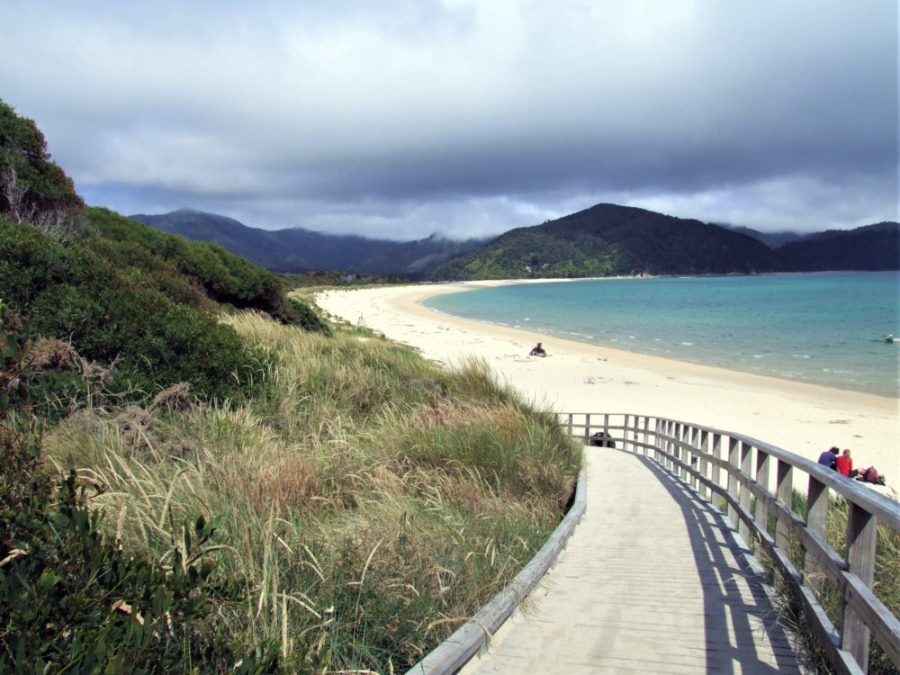 Abel Tasman Coast Track - in Abel Tasman National Park - View at the start of the walk
