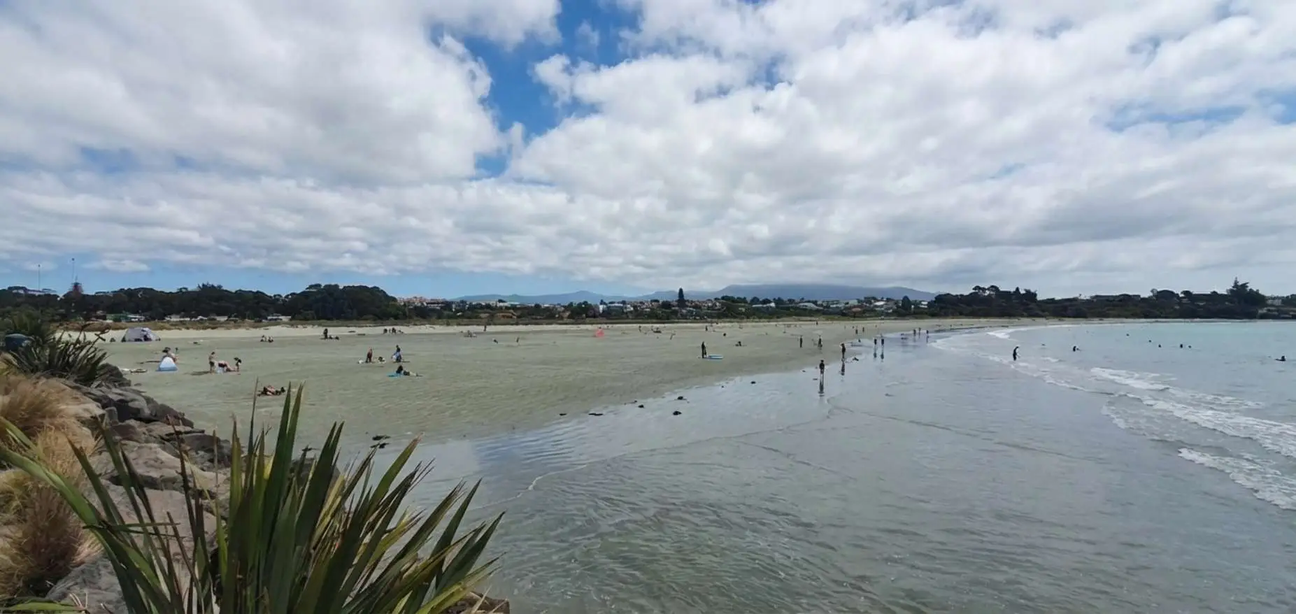 Beach at Caroline Bay in Timaru