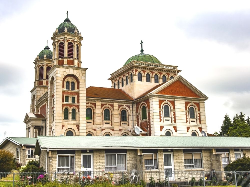 Free Central Timaru Historic Walk - South Island - New Zealand - View Roman catholic basilica of Sacred Heart