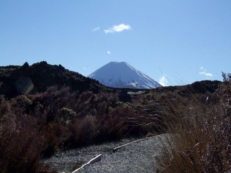 Great view of Mt Ngauruhoe from the beginning of the track