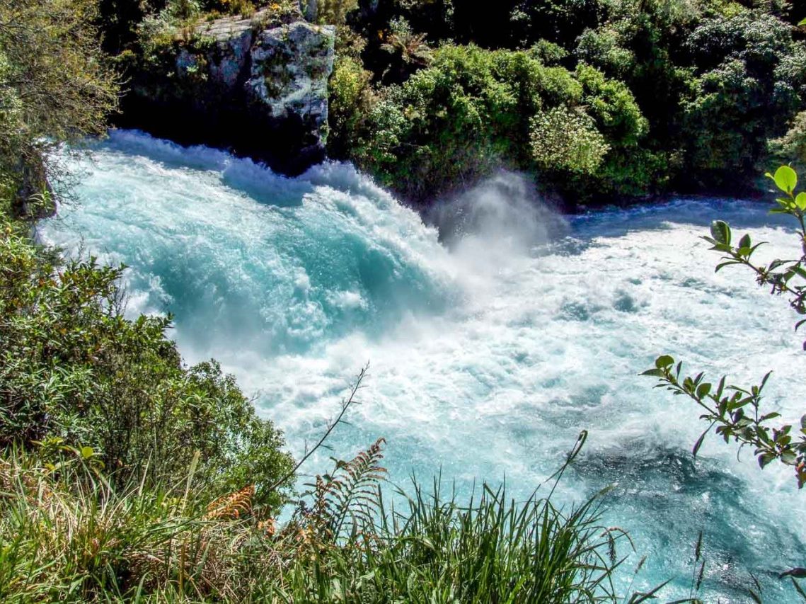 Huka Falls Walk from Taupo - Copyright Freewalks.nz