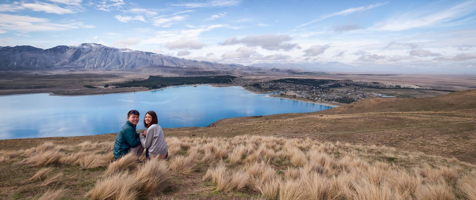 Mt John Summit Circle Track in Tekapo