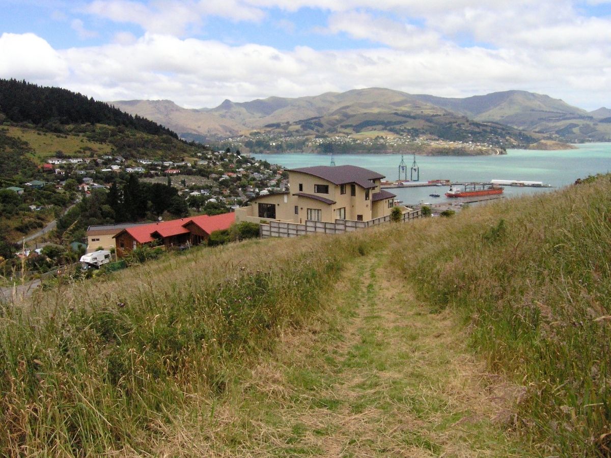 The Bridle Path Lyttelton - views on the way up
