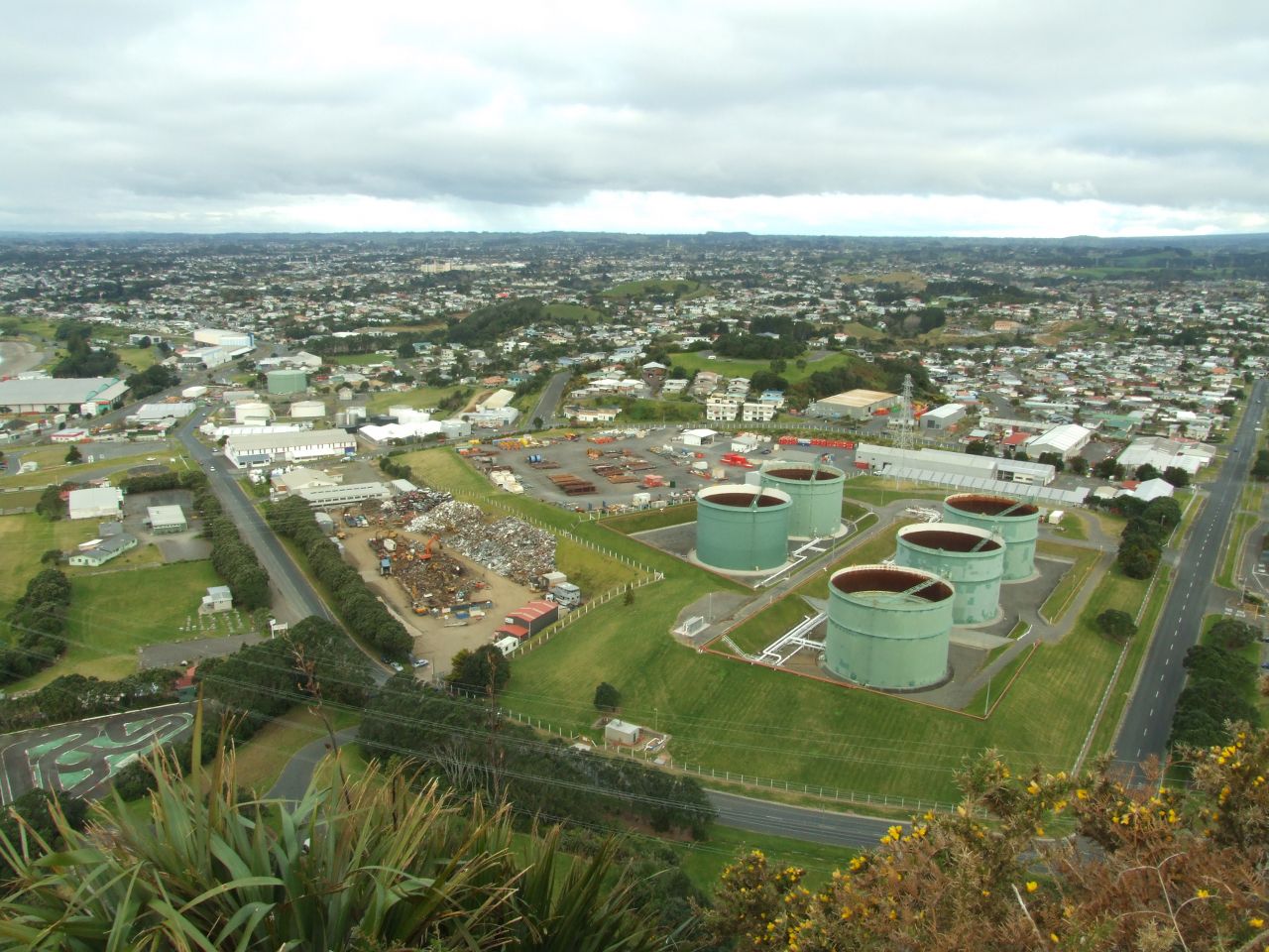 View out over New Plymouth|||||Paritutu Rock Walk