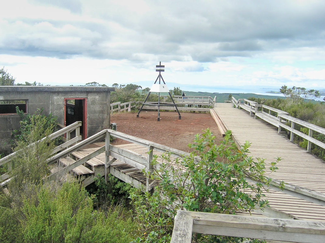 At the summit of Rangitoto Island Rangitoto Island Track and Summit Walk