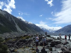Mt Cook Walks, South Island, New Zealand -Hooker Glacier - Copyright Freewalks NZ