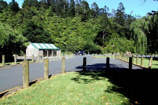 Car park before the walk begins