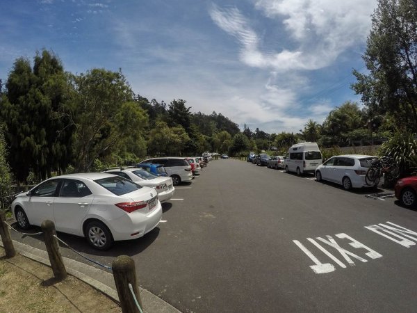 Car park for all walks in the Karangahaka Gorge area