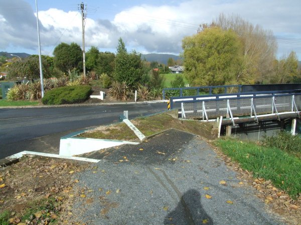 Cross over the bridge to Hamilton