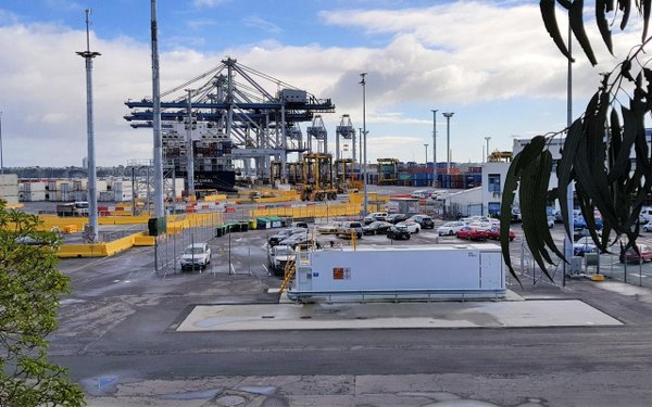 Walk past the Auckland container wharf on this walk