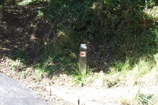 Walk marker on the Mt Victoria Lookout Walkway in Wellington