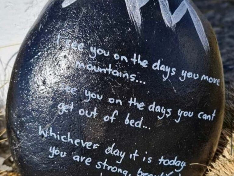 Be sure and look for “Stones” on the summit.