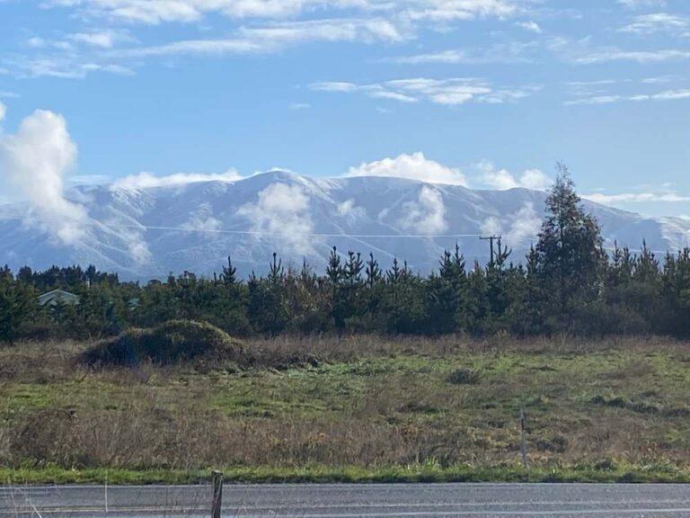 View of Mt Oxford from the roadside