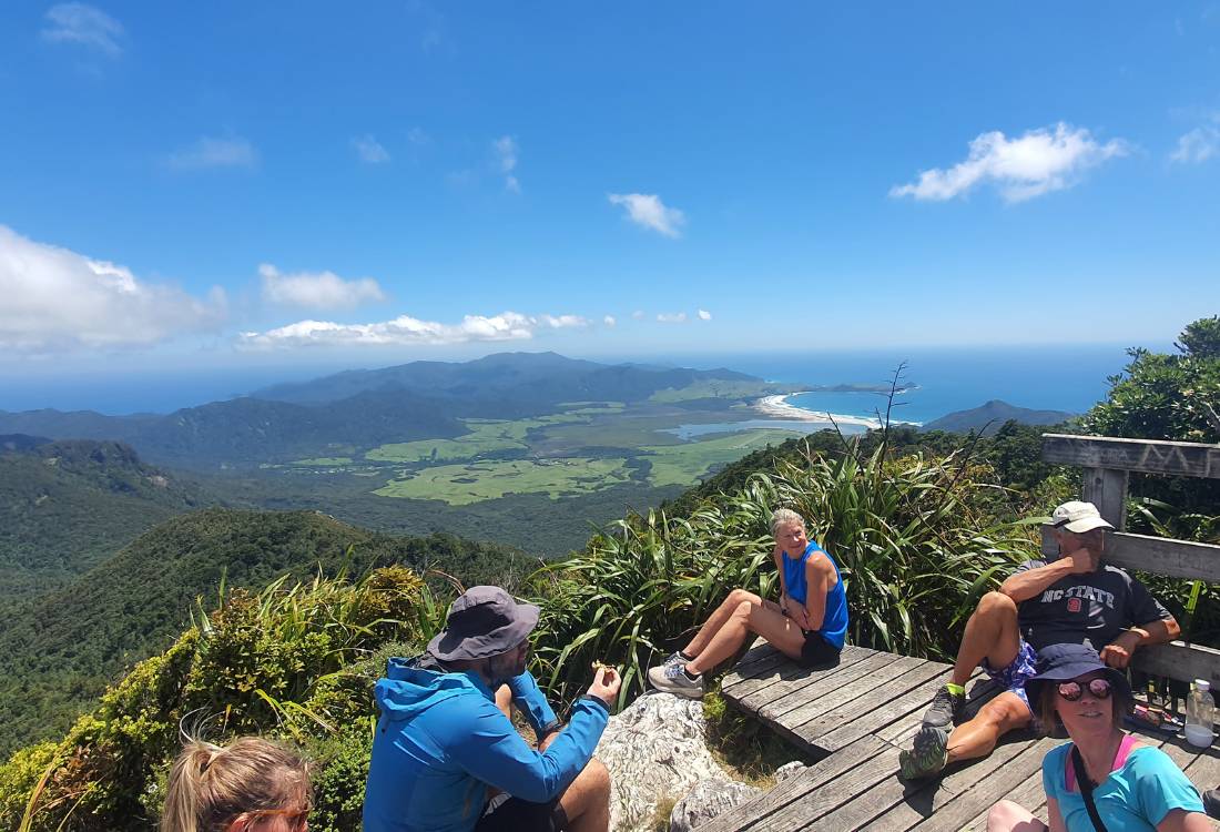 Another view from the top of Mt Hobson on Great Barrier Island by Sandra from Freewalks.nz New Zealand