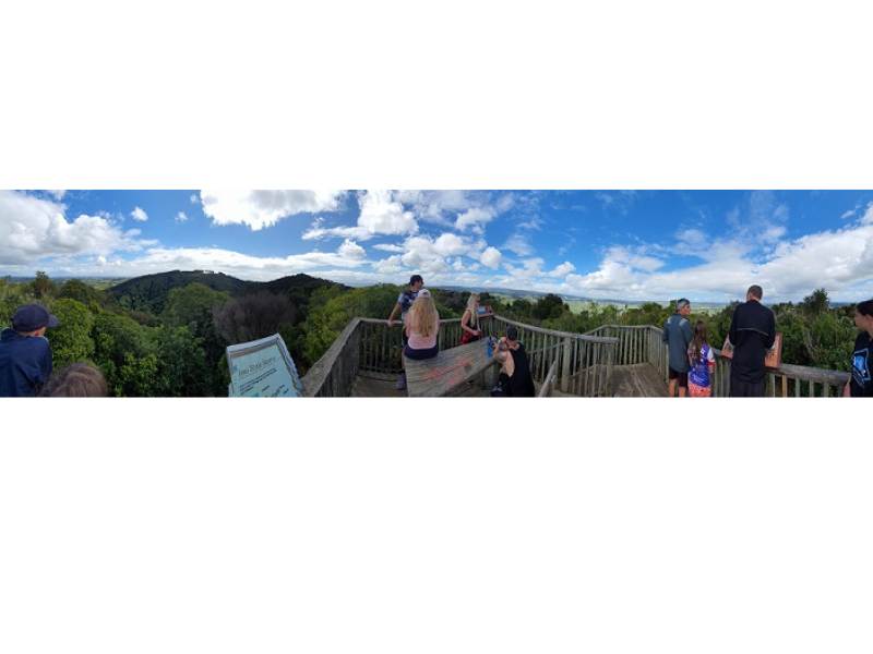 Panorama Views from the lookout in the Clevedon Reserve