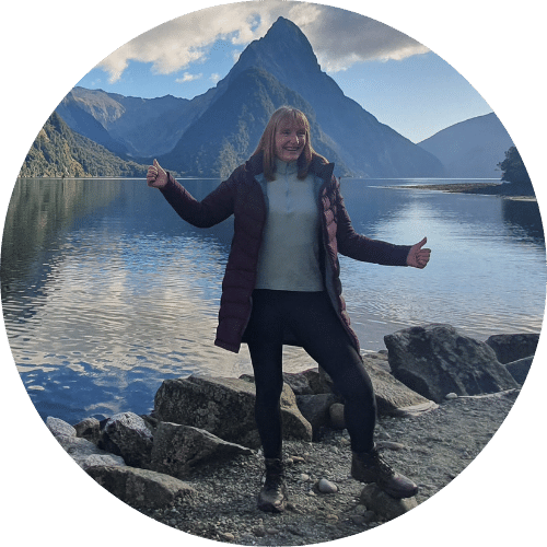 On my trip to Milford Sound I got a nice photo of myself. It was cold though.