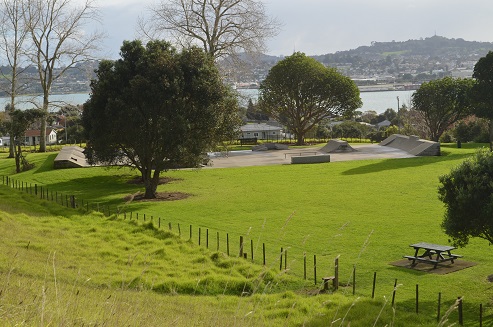 Mangere Mountain with views to Manukau Harbour