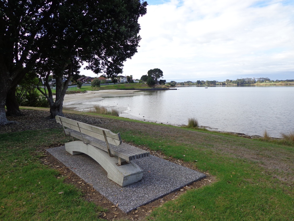 Bench at Wattle Downs Walkway