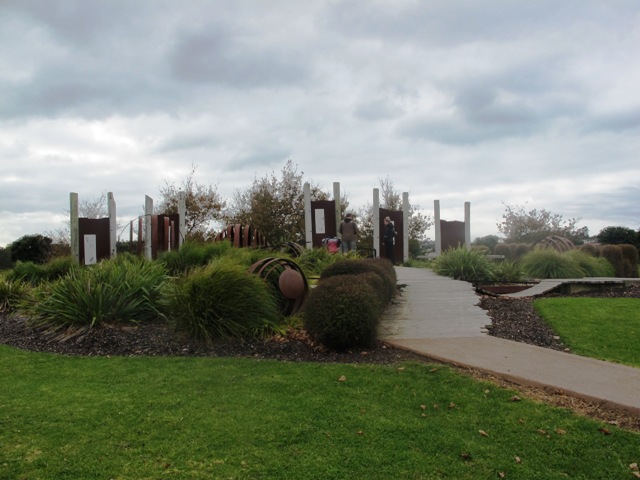 children's playground along the way of the cascade walkway