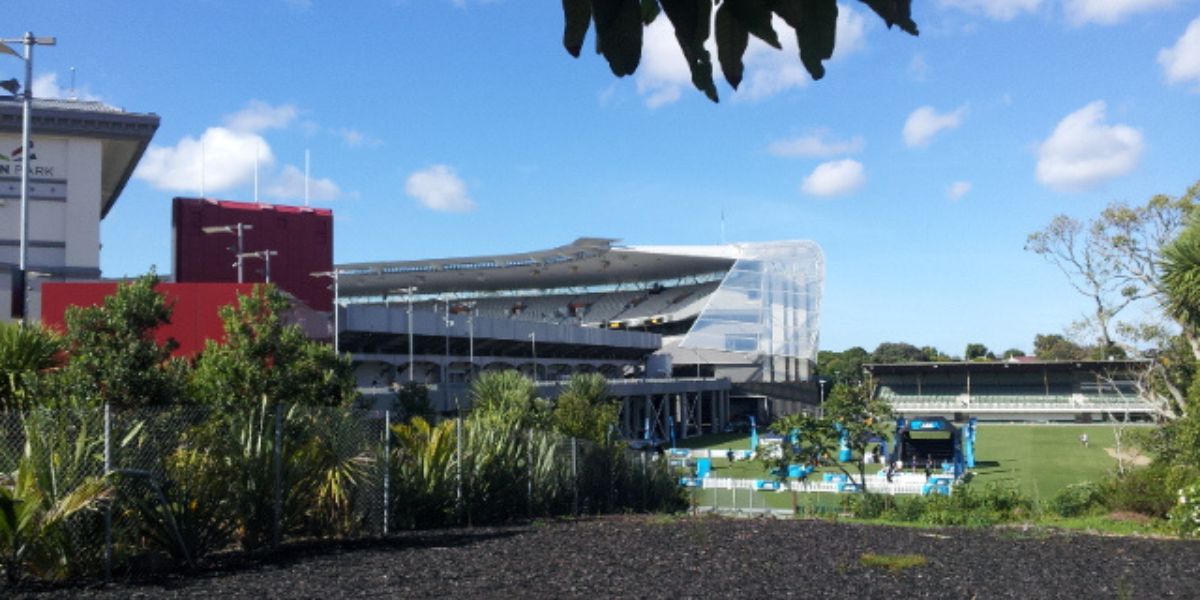 View of the stadium on the Kingsland Mt Eden Loop walk