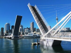 Open Bridge Wynyard Quarter Auckland