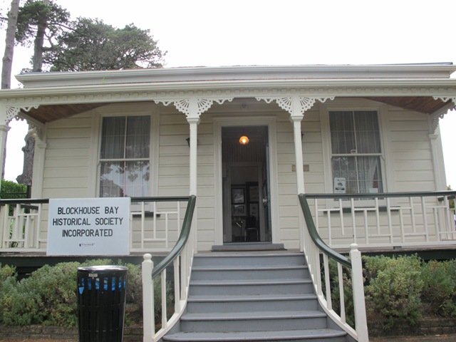 White old house at blockhouse bay circuit